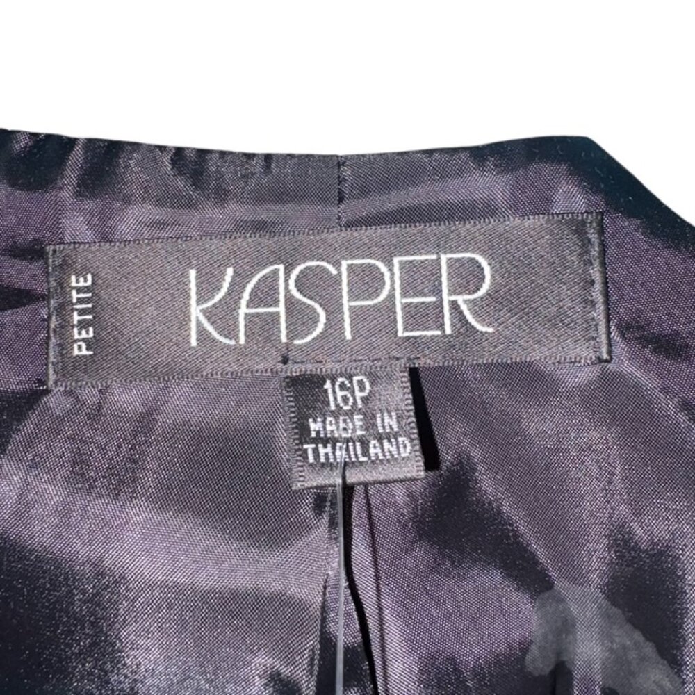 Kasper women's blazer hot pink and black size 16 P - Picture 5 of 6